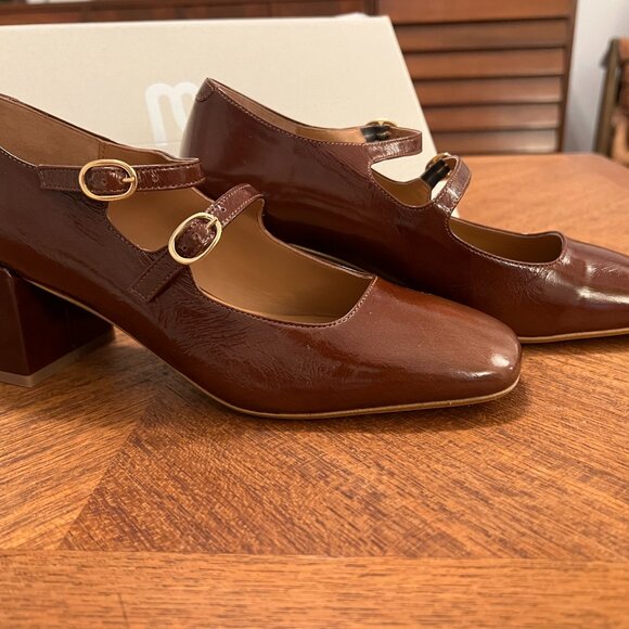 Mellow Yellow Irving block heels - NEW IN BOX/NEVER WORN - French size 38/US 7.5 - Picture 7 of 10